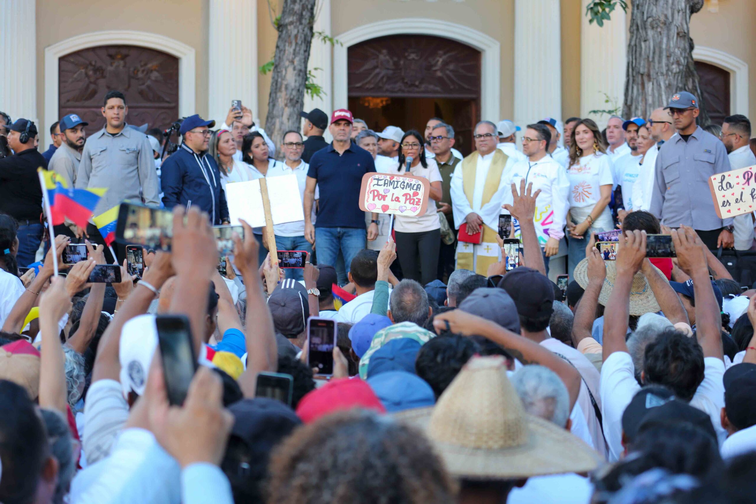“Gran Peregrinación por Venezuela sin Sanciones y en Paz” en Carabobo 3-3