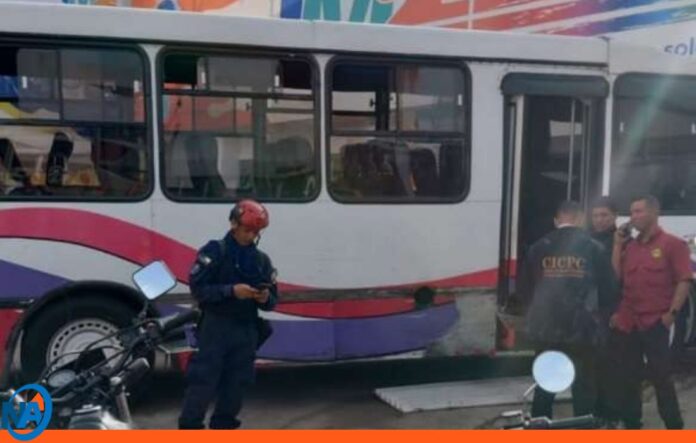 Accidente en Maripérez transporte público Accidente en Maripérez transporte público
