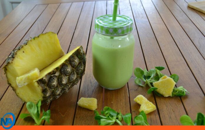 Batido piña verde