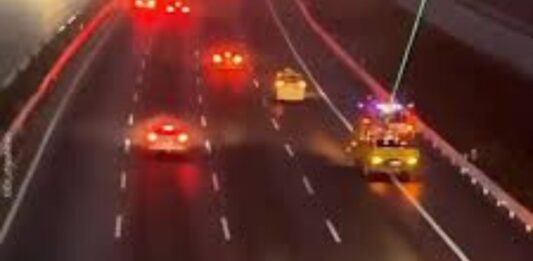 China implementa luces láser en autopistas