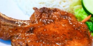 Chuletas ahumadas jugosas