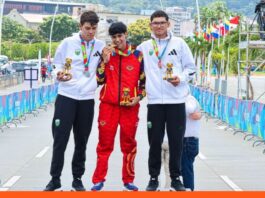 Ciclista Edward Ayala conquistó medalla de oro