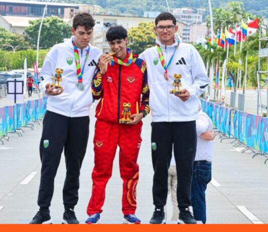 Ciclista Edward Ayala conquistó medalla de oro