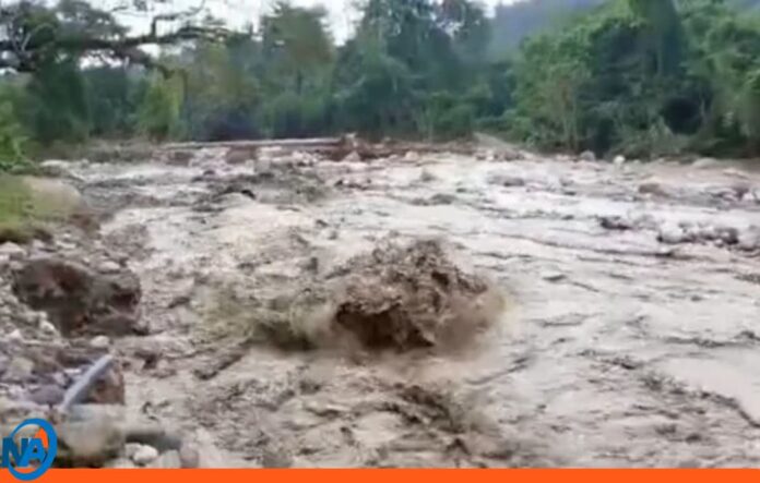 Desbordamiento río Frío Táchira Desbordamiento río Frío Táchira