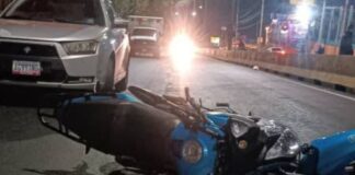 Accidente en Avenida Sesquicentenario