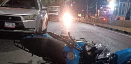 Accidente en Avenida Sesquicentenario