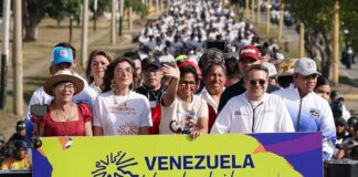 “Gran Peregrinación por Venezuela sin Sanciones y en Paz” en Carabobo
