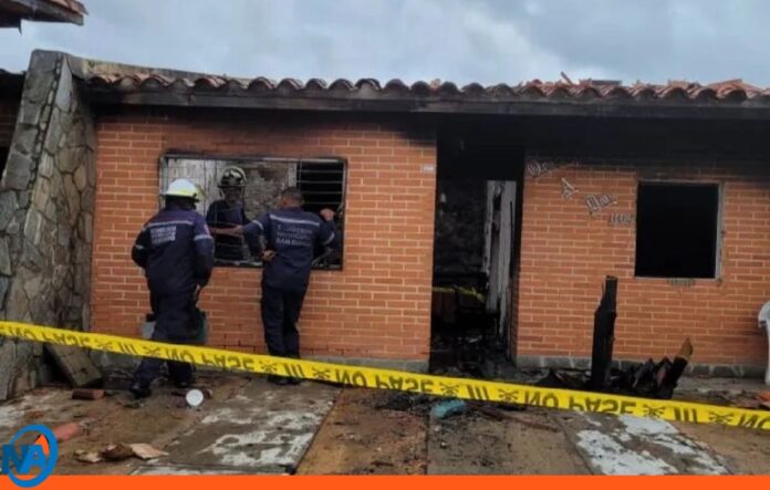 Hombre incendia vivienda y su mujer en Guarenas