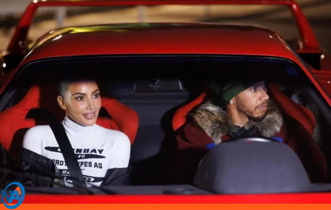 Kim Kardashian y Lewis Hamilton en Tokio 1-1