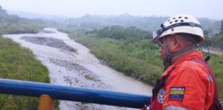 Lara crecida río Agua Linda
