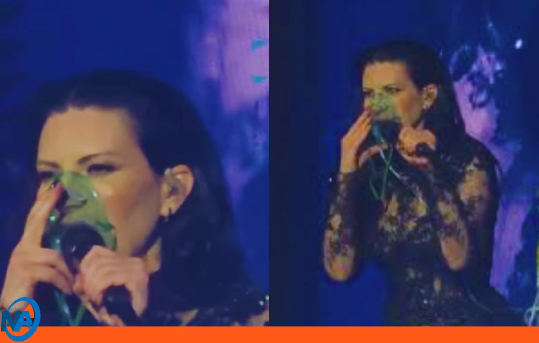Laura Pausini recibe oxígeno pleno concierto 1-1