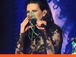 Laura Pausini recibe oxígeno pleno concierto