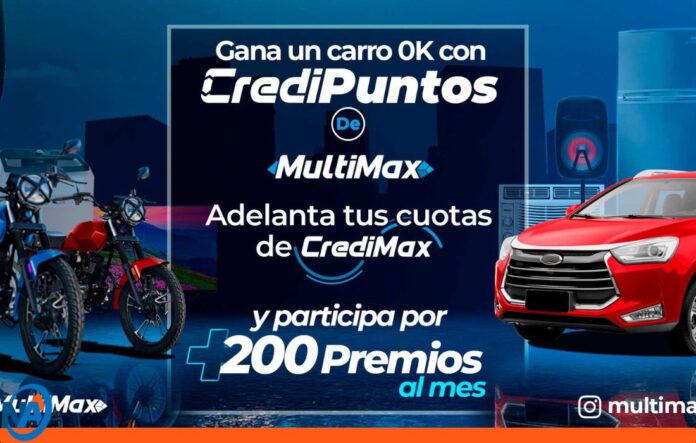 Gana un carro 0K con CrediPuntos de MultiMax Gana un carro 0K con CrediPuntos de MultiMax