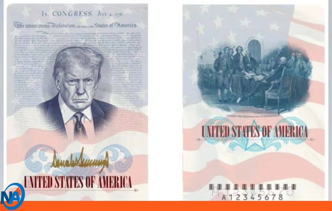 Nuevo pasaporte de EE.UU. con imagen Donald Trump 1-1