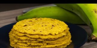 Tortillas de plátano verde