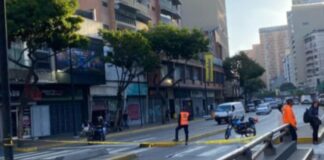 Rutas y vías cerradas en Caracas 13 de abril