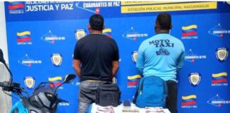 atracadores capturados Naguanagua persecución