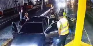 funcionario herido peaje de Guacara