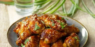 Alitas de pollo crujientes