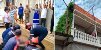 hombre cayó altura Barcelona