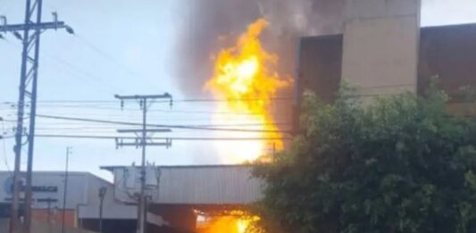 incendio galpón Valencia
