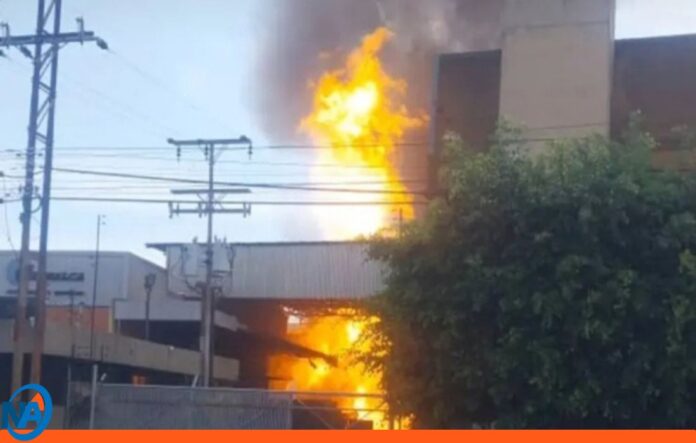 incendio galpón Valencia incendio galpón Valencia