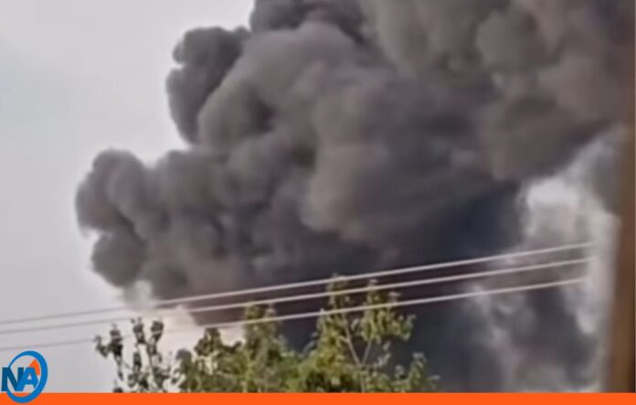 incendio zona industrial Guacara
