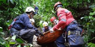 motorizado caer a barranco en Ocumare de la Costa
