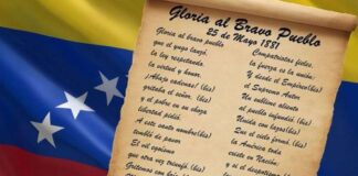 25 de mayo: Himno Nacional de Venezuela