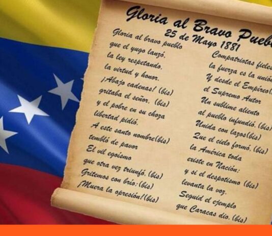 25 de mayo: Himno Nacional de Venezuela