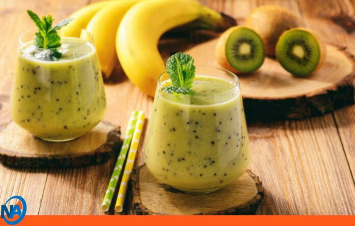 Batido de kiwi y cambur