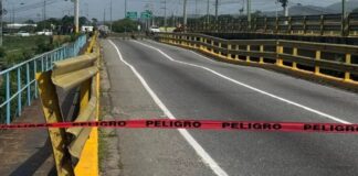 Cierre del puente Santa Rosa