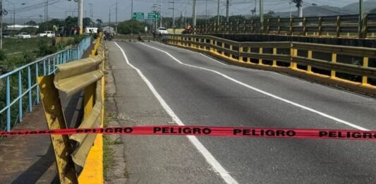 Cierre del puente Santa Rosa
