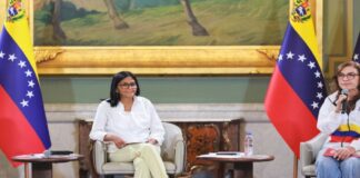 Delcy Rodríguez Encuentro Transportistas Públicos