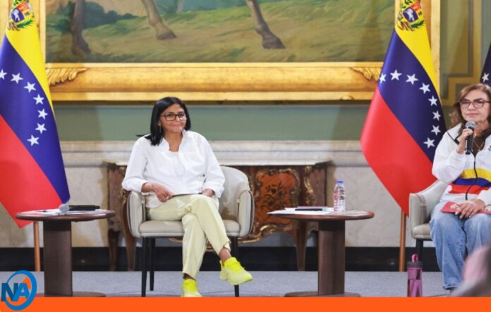 Delcy Rodríguez Encuentro Transportistas Públicos Delcy Rodríguez Encuentro Transportistas Públicos