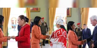 Delcy Rodríguez cartas credenciales embajadores