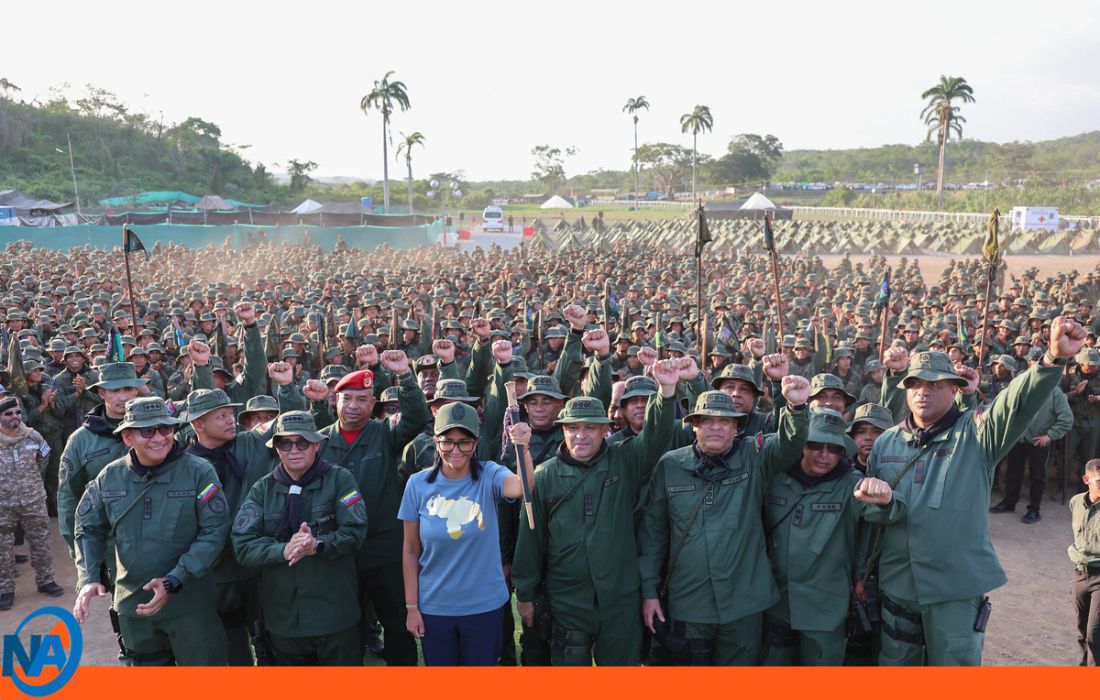 Delcy Rodríguez visita el Fuerte Terepaima 1-1