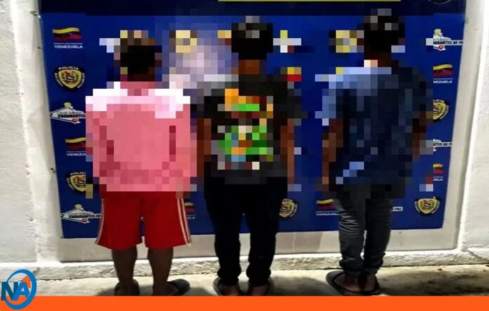 Detenidos tres jóvenes Colinas de Guacamaya Detenidos tres jóvenes Colinas de Guacamaya