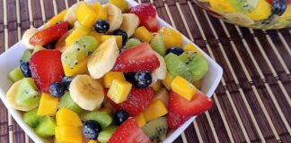 Ensalada de frutas "Arcoíris"