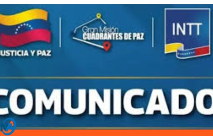 INTT ARC restricción vial de Caracas a Valencia este sábado INTT ARC restricción vial de Caracas a Valencia este sábado