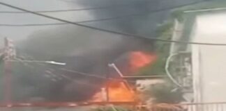 Incendio vivienda en parroquia Miguel Peña