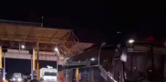 "Lluvia de piedras" en ARC cerca de Guacara