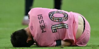 Messi lesión muscular