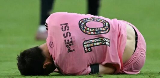 Messi lesión muscular