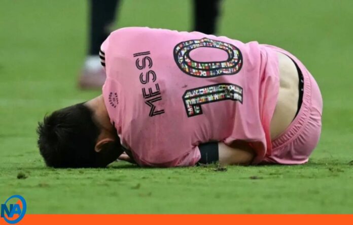 Messi lesión muscular Messi lesión muscular