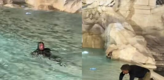 Multa turista Roma Fontana di Trevi