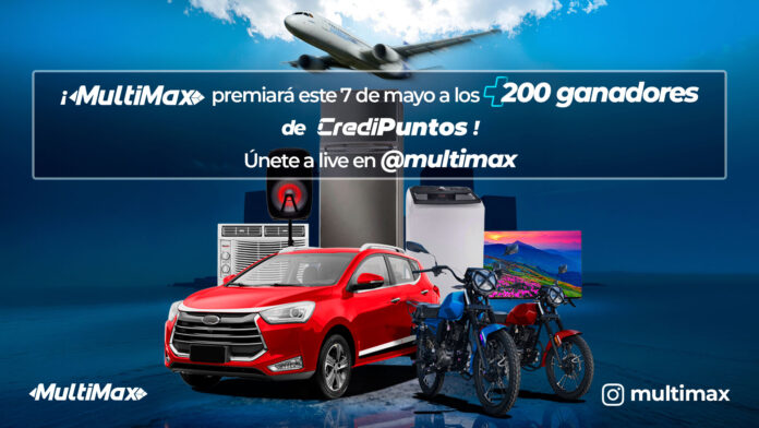 Multimax premiará este 7 de mayo a los 200 ganadores de credipu MultiMax anunciará ganadores CrediPuntos
