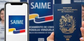 Pasaporte el mismo día SAIME