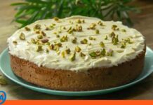 Pastel de pistacho casero: El postre perfecto para hoy lunes Pastel de pistacho