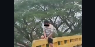 Rescatado joven desde el puente La Florida